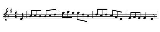 Saint Patrick's Day in the Morning. RH.198 - staff notation