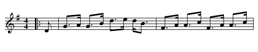 Saint Patrick's Day Strathspey - staff notation