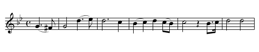 Saint Stephen - staff notation