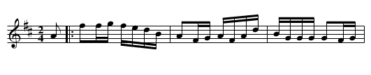 Sainte Agathe - staff notation