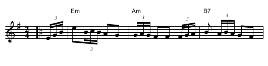 Sakkijarven Polkka - staff notation