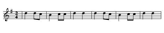 Sal a baillar - staff notation