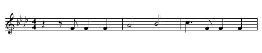 Salangadou - staff notation