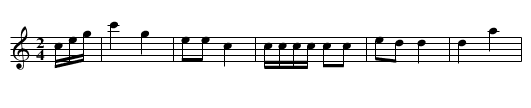 SALEM QUICKSTEP - staff notation
