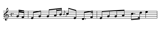 Salisbury Craigs - staff notation
