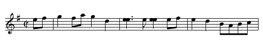 Sally Ann [3] - staff notation