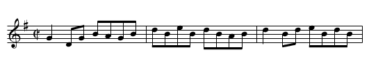 Sally Gardens, The - staff notation