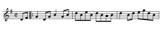 Sally Gardens, The - staff notation