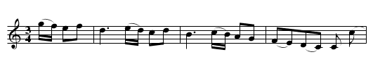 Sally in our Alley - staff notation