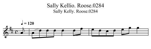 Sally Kellio. Roose.0284 - staff notation