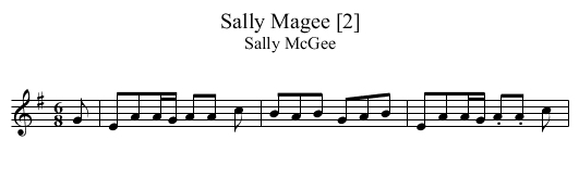 Sally Magee [2] - staff notation