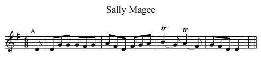 Sally Magee - staff notation