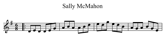 Sally McMahon - staff notation