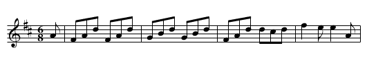Sally Sloane's Jig - staff notation