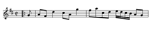 Sally's Fancy. Ru2.109 - staff notation