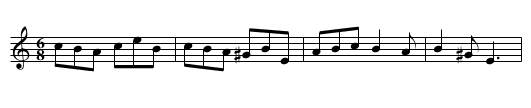 Sally's Fancy. WCD3/2.150 - staff notation