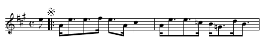 SALMON TAILS UP THE WATER - staff notation