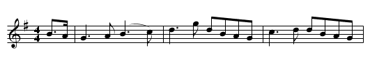 Salt Fish and Dumplins - staff notation