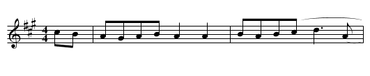 Salt River [1] - staff notation
