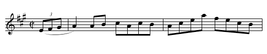 Salt River Reel - staff notation