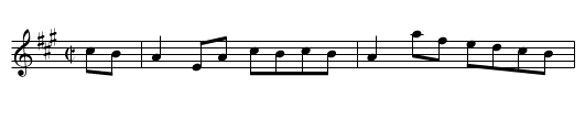 Salt River Reel - staff notation