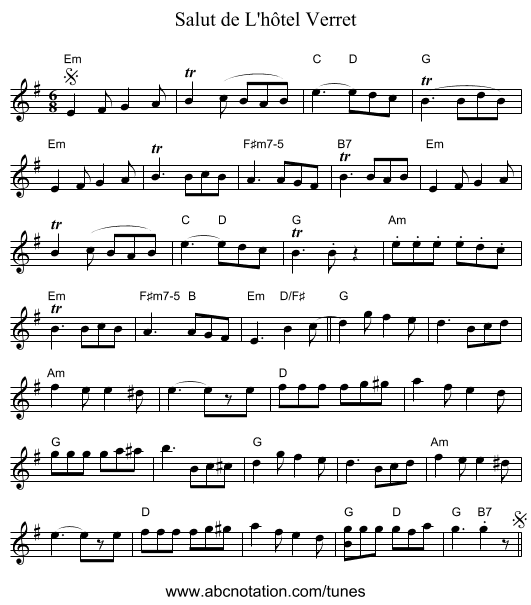 Salut de L'hôtel Verret - staff notation