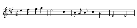 Salutation - staff notation