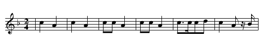 SALVAI GLORIAI - staff notation