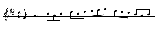 Sam. Hide's -- Jig - staff notation
