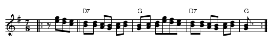 Samiotissa - staff notation