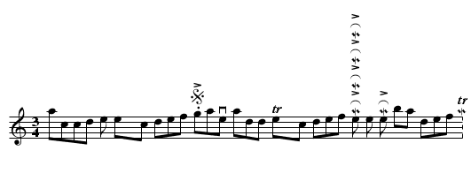Sample tune - abcm2ps (accordion.abc) - Jeune fille de quinze ans (50-51-52)- Une fille de rose - staff notation