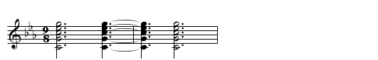 Sample tune - abcm2ps (sample4.abc) - Special staves - staff notation