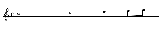 Sample tune - abcm2ps (sample.abc) - Short and Long Notes, Beams and Tuplets - staff notation