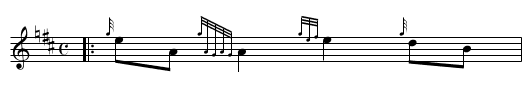 Sample tune - yaps (demo.abc) - The First Slip  Arranged by Terry Tully - staff notation