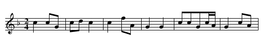 Sanbeijiu - staff notation