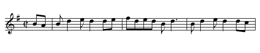 Sand Riffle - staff notation