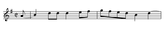 Sand Riffle - staff notation