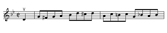 SANDERSON'S HORNPIPE - staff notation