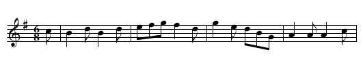 Sandhill Corner - staff notation
