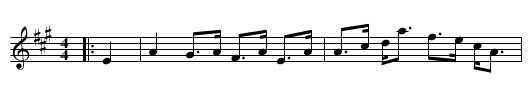 Sands O' Murness - staff notation