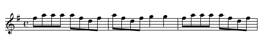 Sandy Haired Boy, The - staff notation