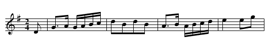 Sandy over the Lea. LW.101 - staff notation