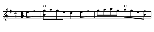 Sandy River Belle - staff notation