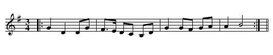 Sångpolska - staff notation