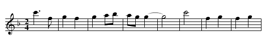 Sapari Tamar - staff notation