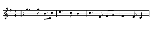 Saraband [2]. - staff notation