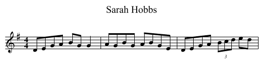 Sarah Hobbs - staff notation
