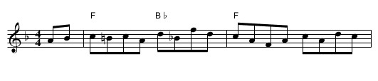 Saratoga Hornpipe - staff notation