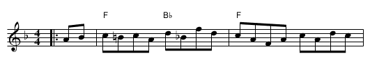 Saratoga Hornpipe - staff notation