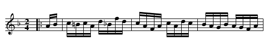 Saratoga Hornpipe - staff notation